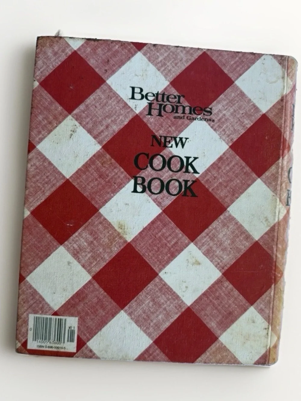 Vintage 1980s Better Homes and Gardens New Cook Book 5 Ring Binder Red Plaid